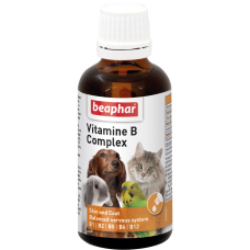 Beaphar Кормова добавка Vitamine B Complex для всіх свійських тварин, 50 мл
